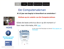 Tablet Screenshot of decomputervakman.nl